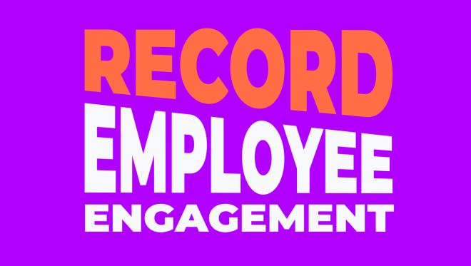 Employee engagement in the workplace. Balcia reaches a personal record
